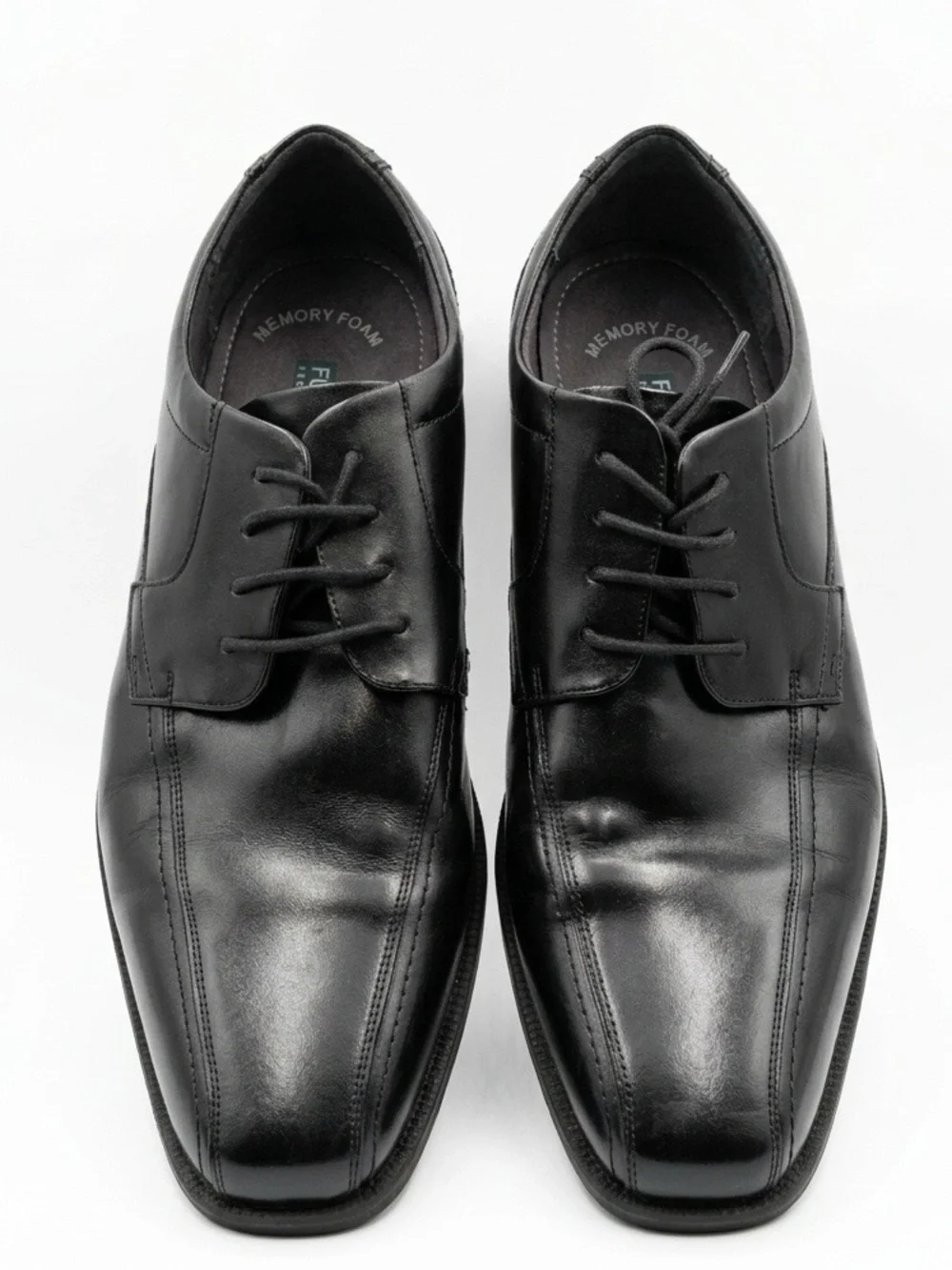 Florsheim Black Leather Derby Oxfords